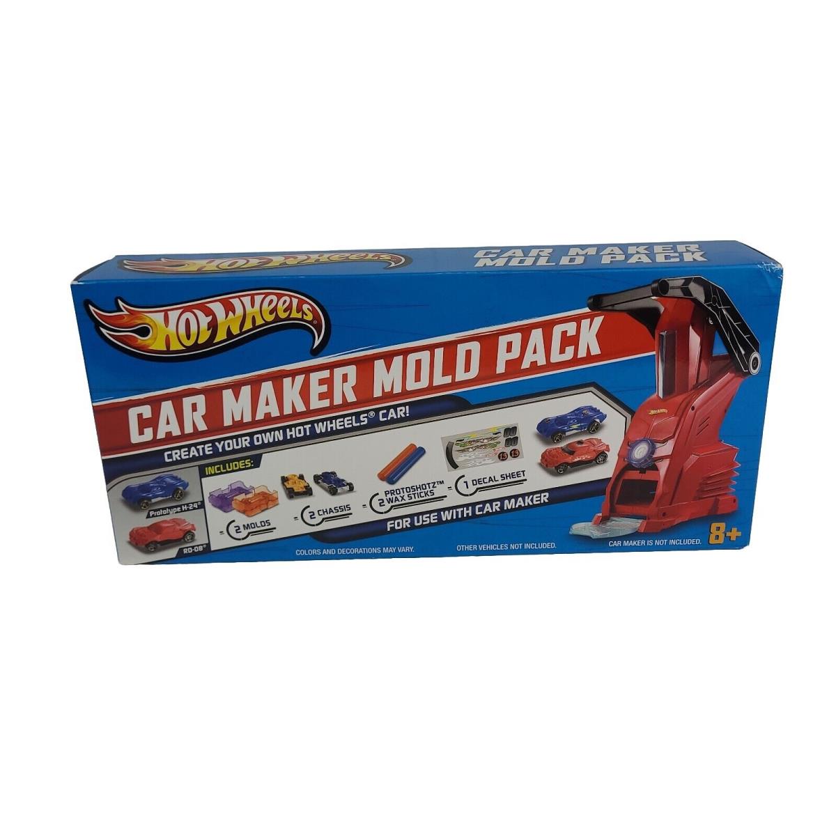 Hot Wheels Car Maker Mold Pack Prototype H-24 RD-08 Box 2012 Rare Htf