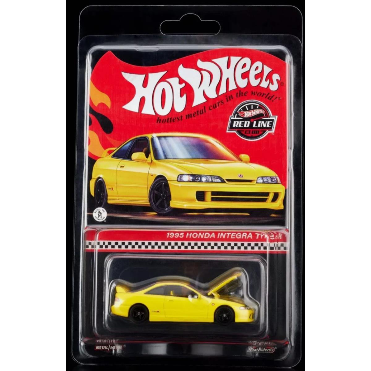 Hot Wheels 2024 Rlc Exclusive 1995 Honda Integra Type-r Yellow In Hand