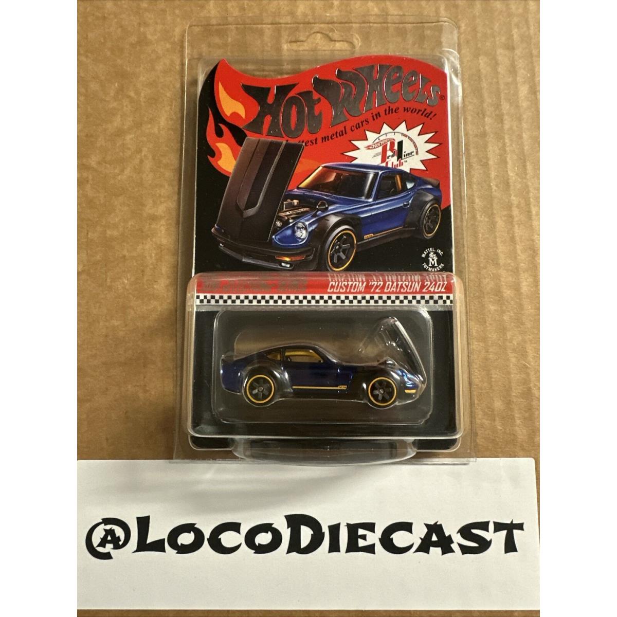 Hot Wheels Rlc 2018 Selections Custom `72 Datsun 240Z Blue Greddy 13311/20000