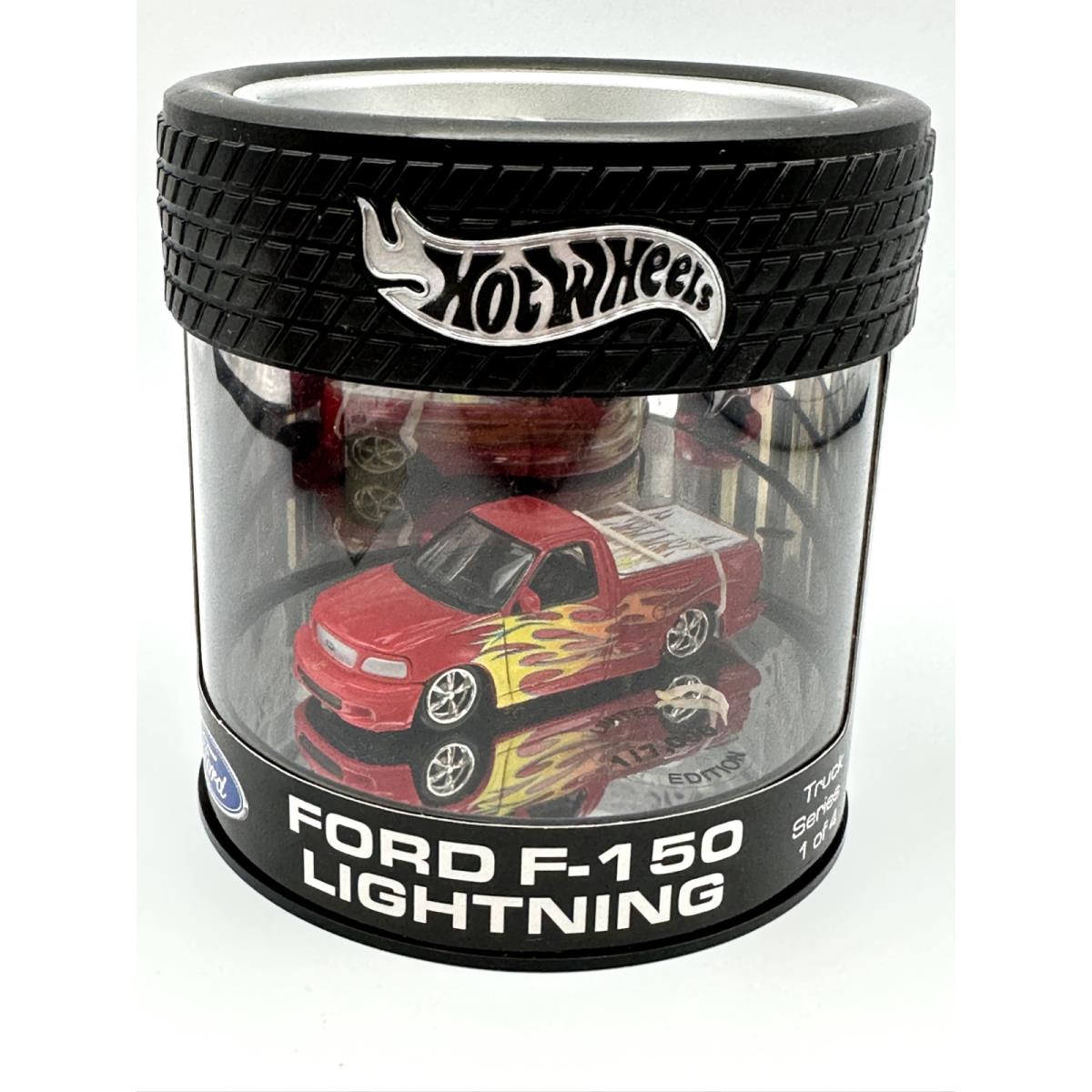 Hot Wheels Premium Ford F-150 Lightning Oil Can / Wheel 1:64