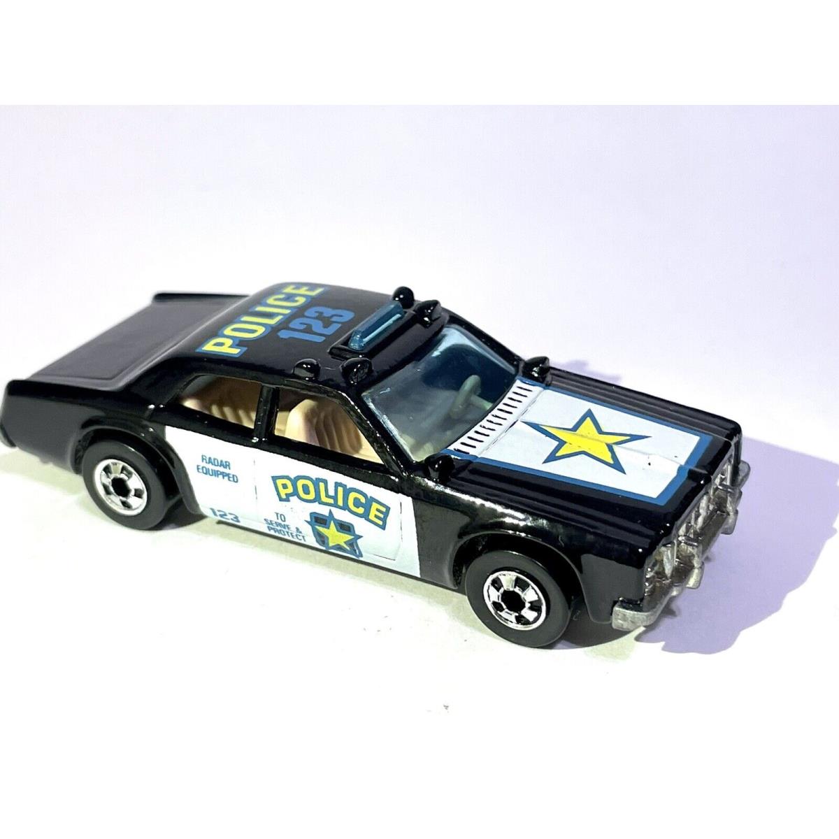 Vintage Hot Wheels Sheriff 701 Police Car Blister Pulled