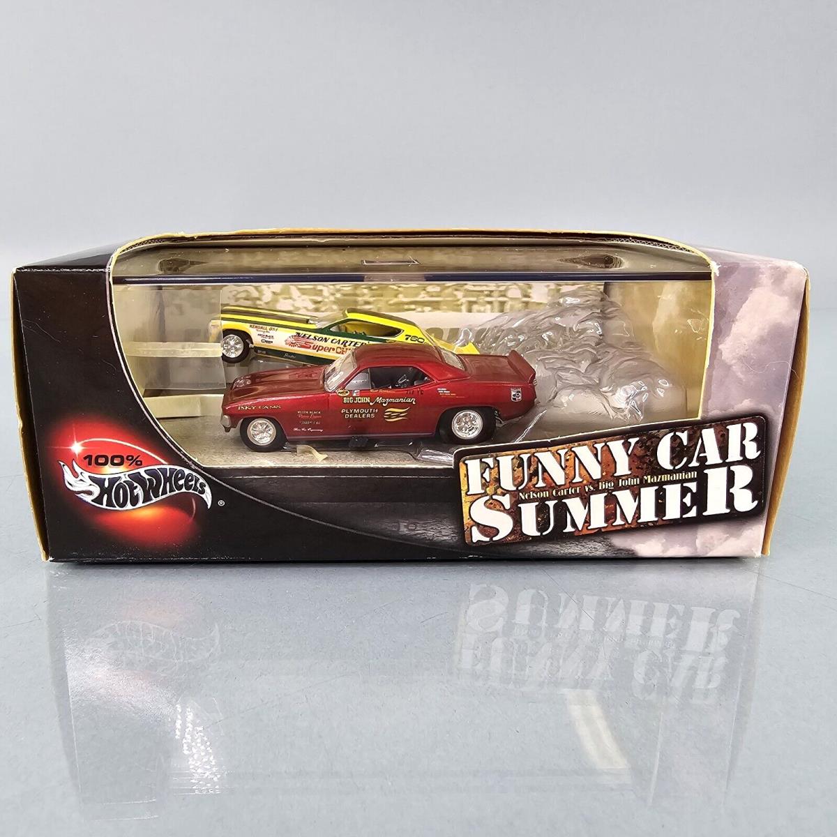 Hot Wheels Funny Car Summer Charger Barracuda Carter Mazmanian Diecast