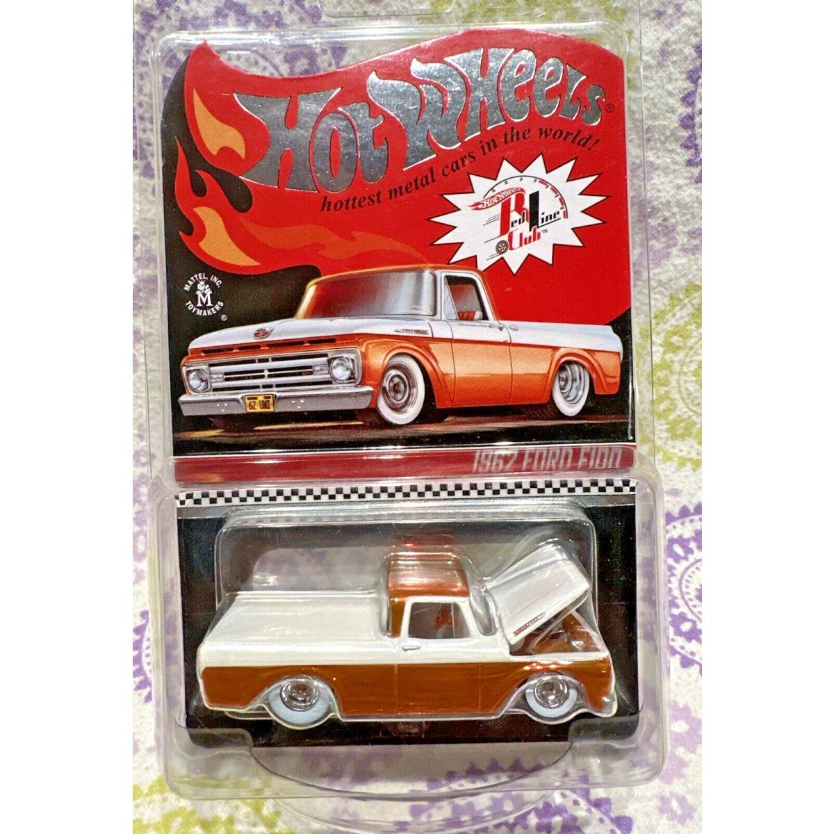 Hot Wheels Rlc Exclusive 1962 Ford F100 - Orange - 06072/25000