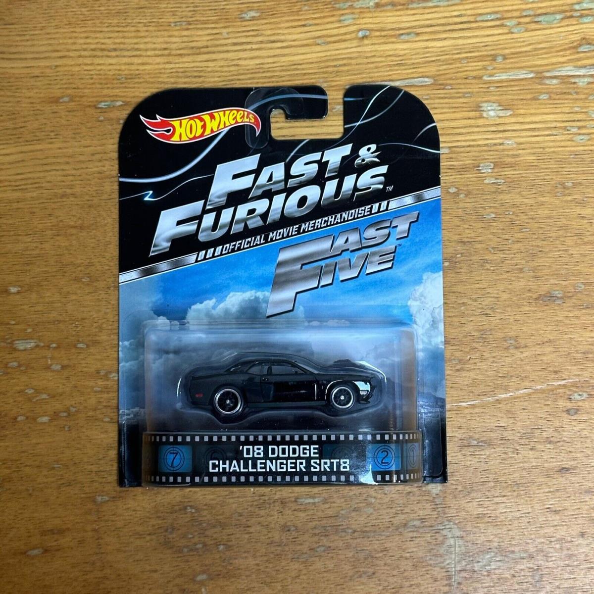 Hot Wheels Retro Fast Five Furious 08 Dodge Challenger SRT8 1/64 Scale