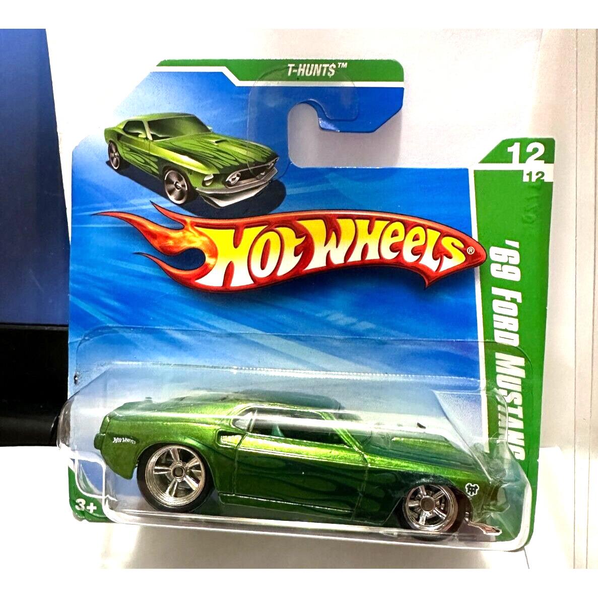 `69 Ford Mustang 12/12 Super Treasure Hunt Short Card Hot Wheels