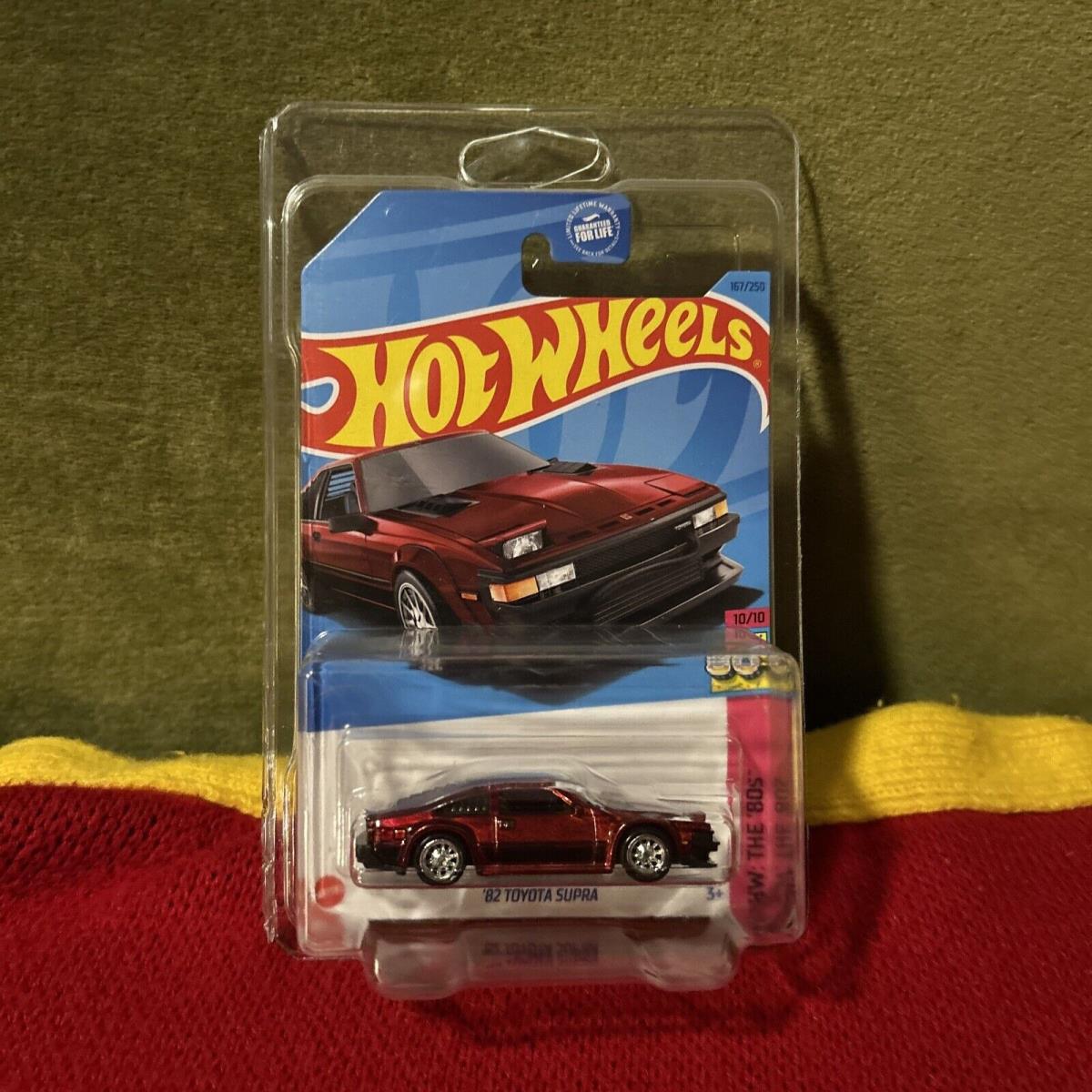 Hot Wheels Super Treasure Hunt 82 Toyota Supra Red Sth w Case