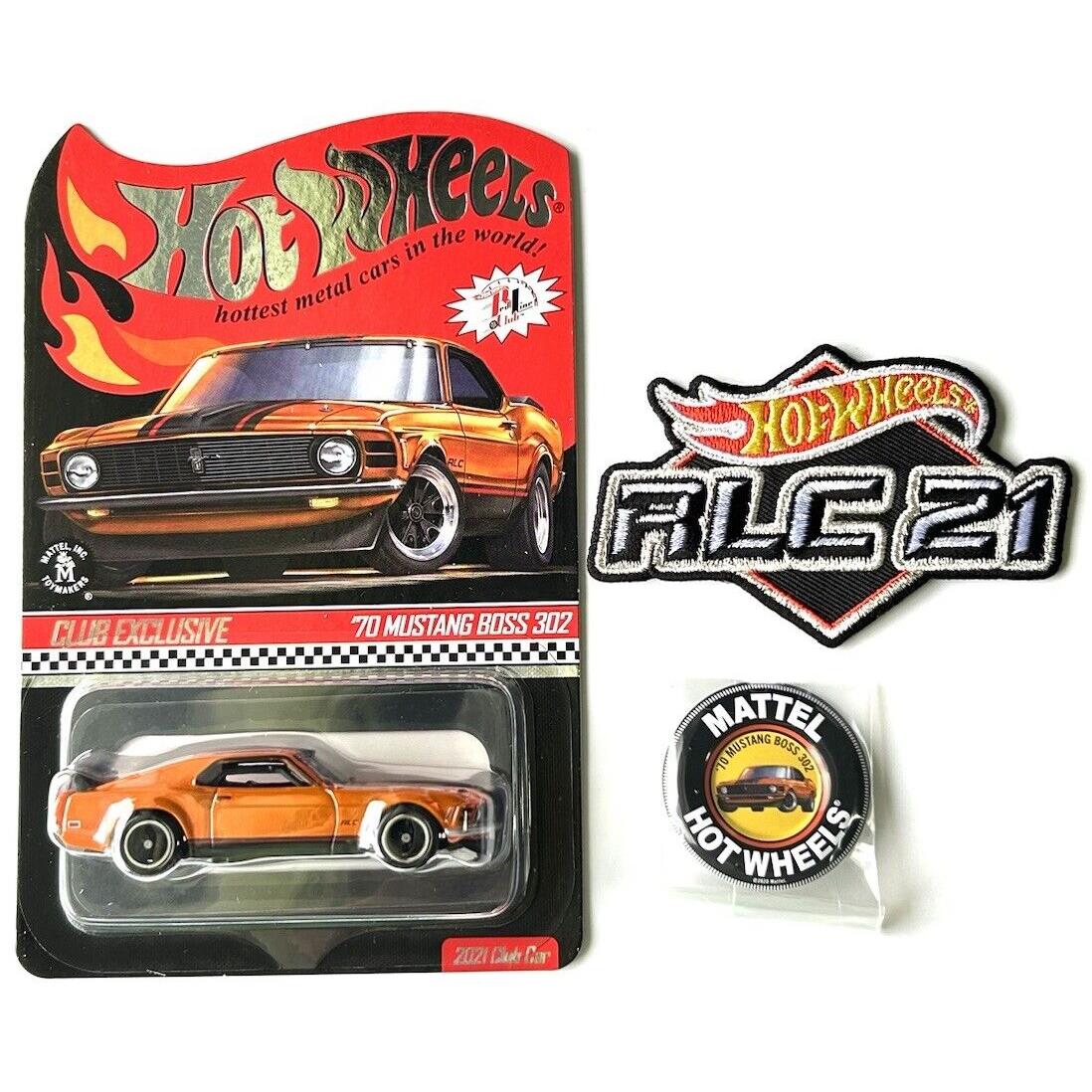 Hot Wheels Rlc 1970 Mustang Boss 302 2021 Membership Car