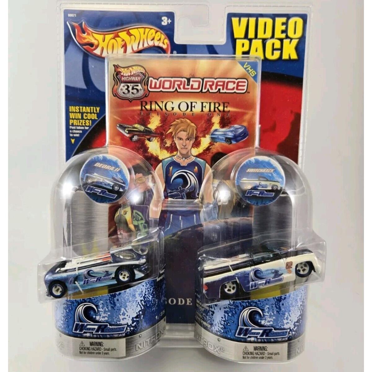 Hot Wheels World Race Ring Of Fire Episode 1 Vhs Video Pack Deora II Switchback