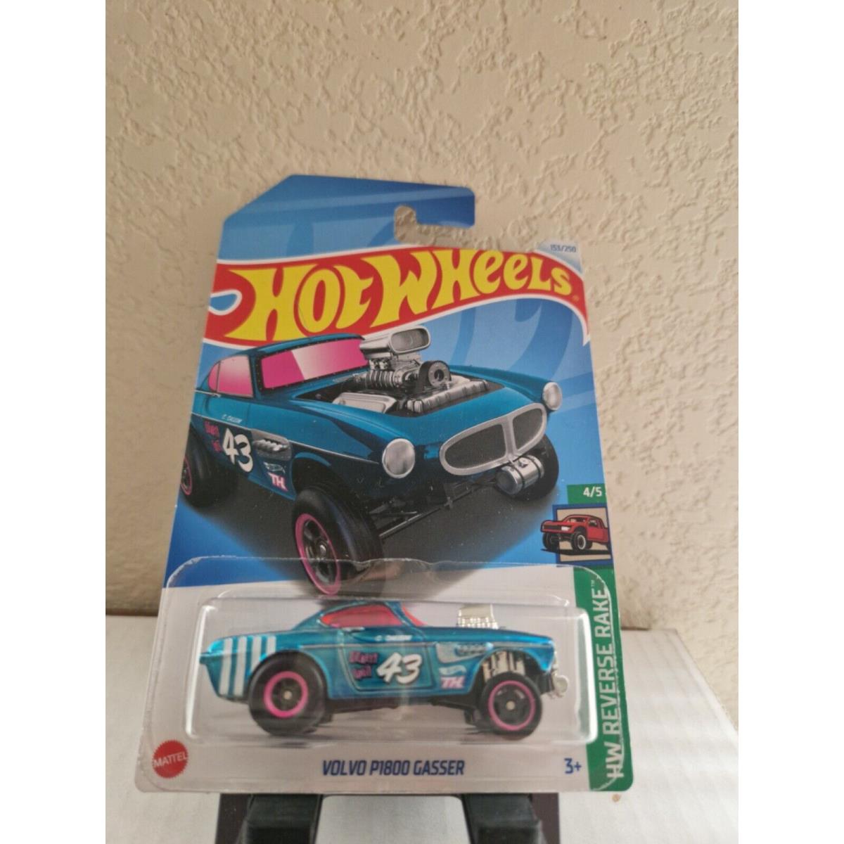 2024 Hot Wheels Super Treasure Hunts Volvo P1800 Gasser W/protector N64