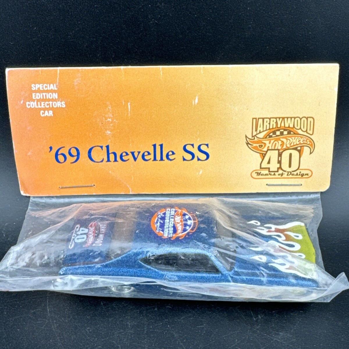 2009 Hot Wheels Blue 69 Chevelle SS 23rd Lax Convention Bag Paint BY Steve Redde