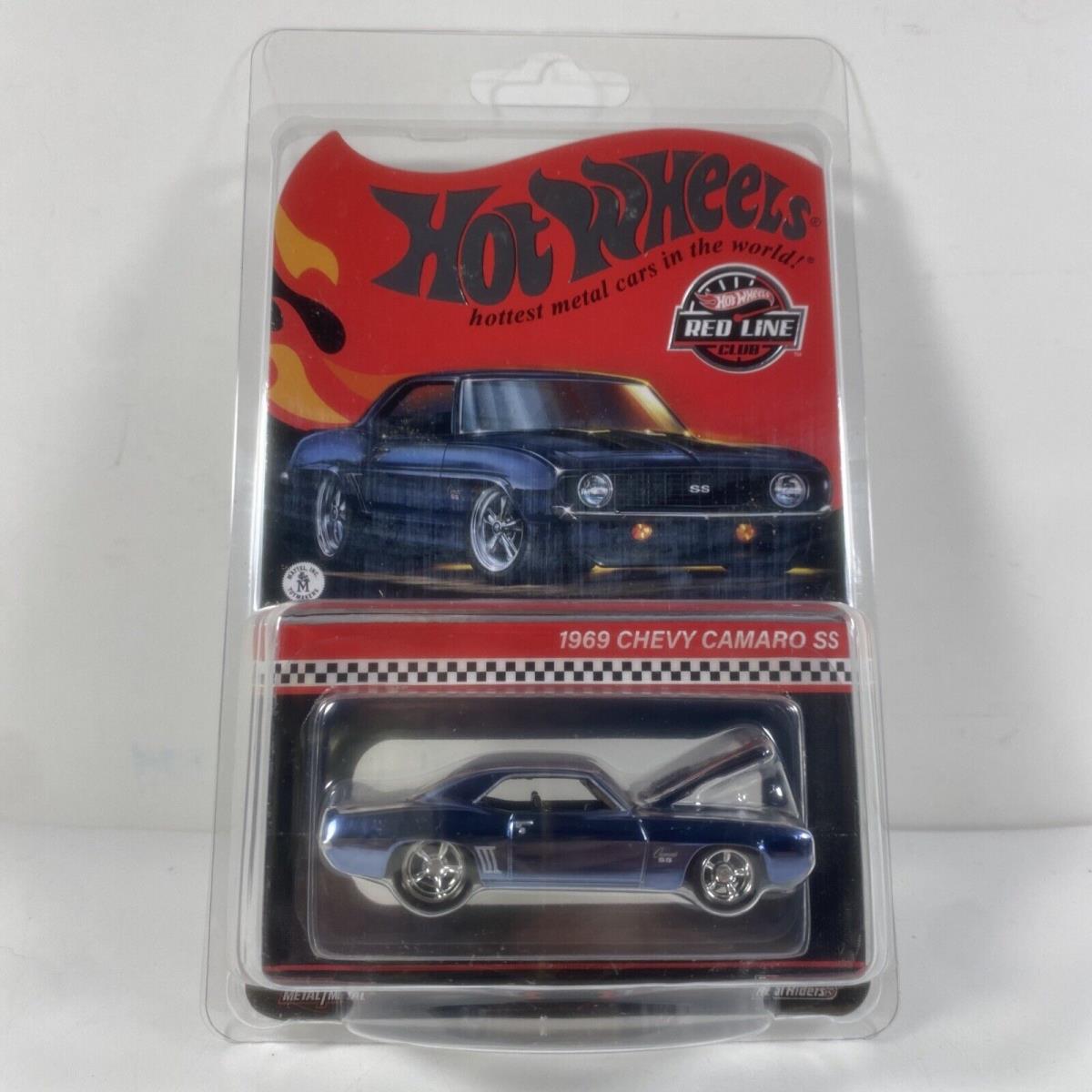 Rlc Mattel Creations 1969 Camaro SS Blue Never Removed From Protective Package