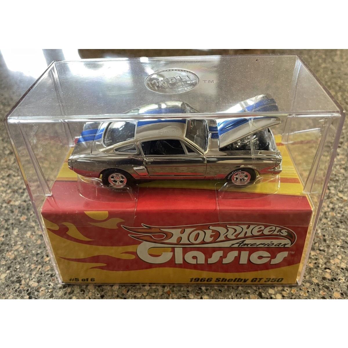 Hot Wheels Rlc 1:43 American Classics 1966 Shelby GT350 Chrome 4180/5000 Mint