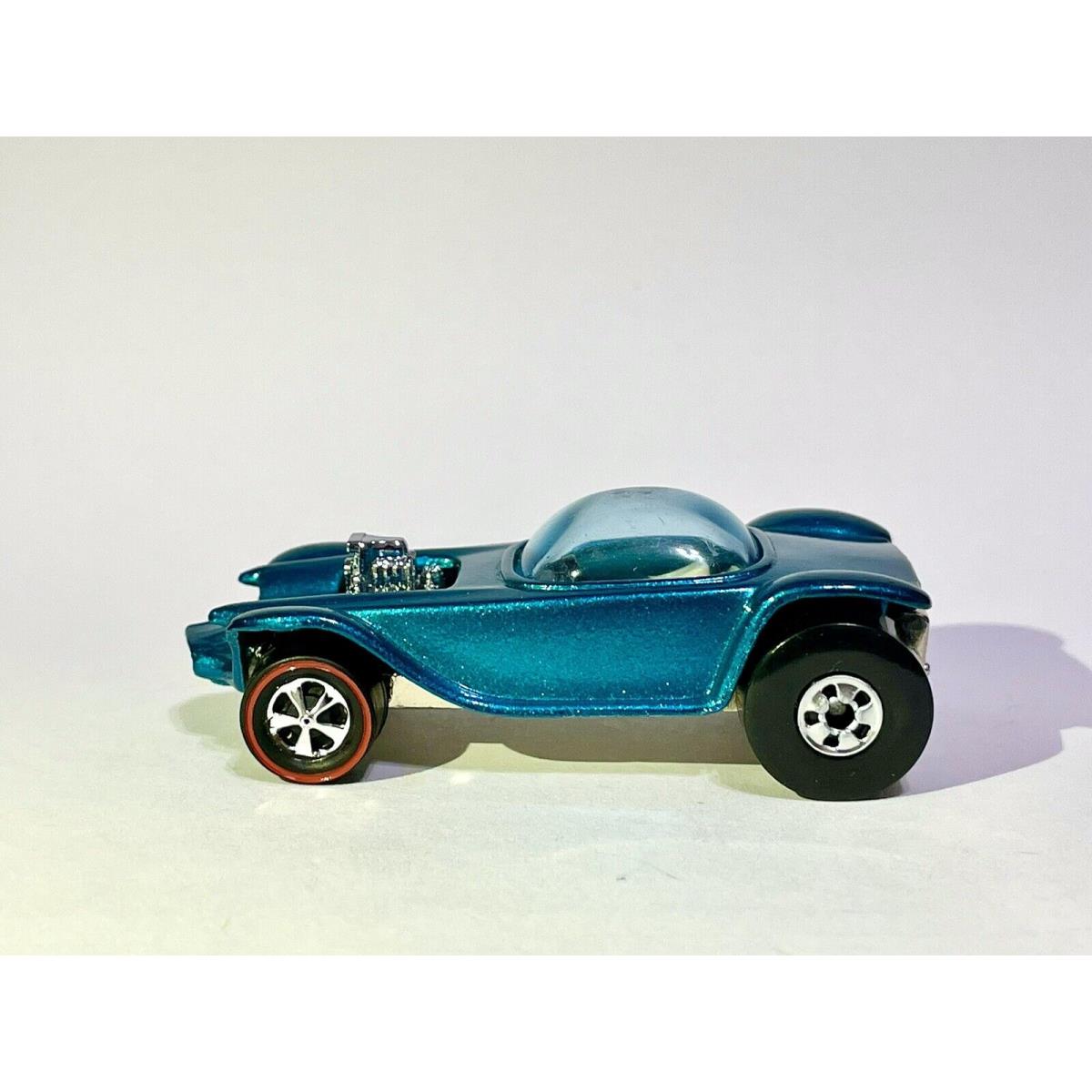 Custom Made - 1993 Hot Wheels Aqua Beatnik Bandit Fat Rear Tires