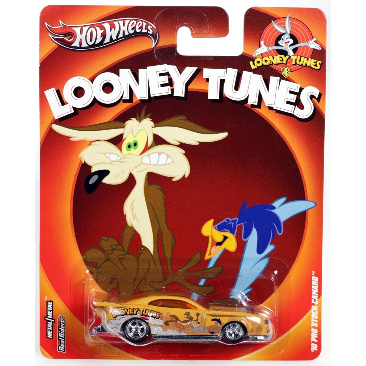 Hot Wheels `70 Pro Stock Camaro Wile E. Coyote Roadrunner Looney Tunes X8319