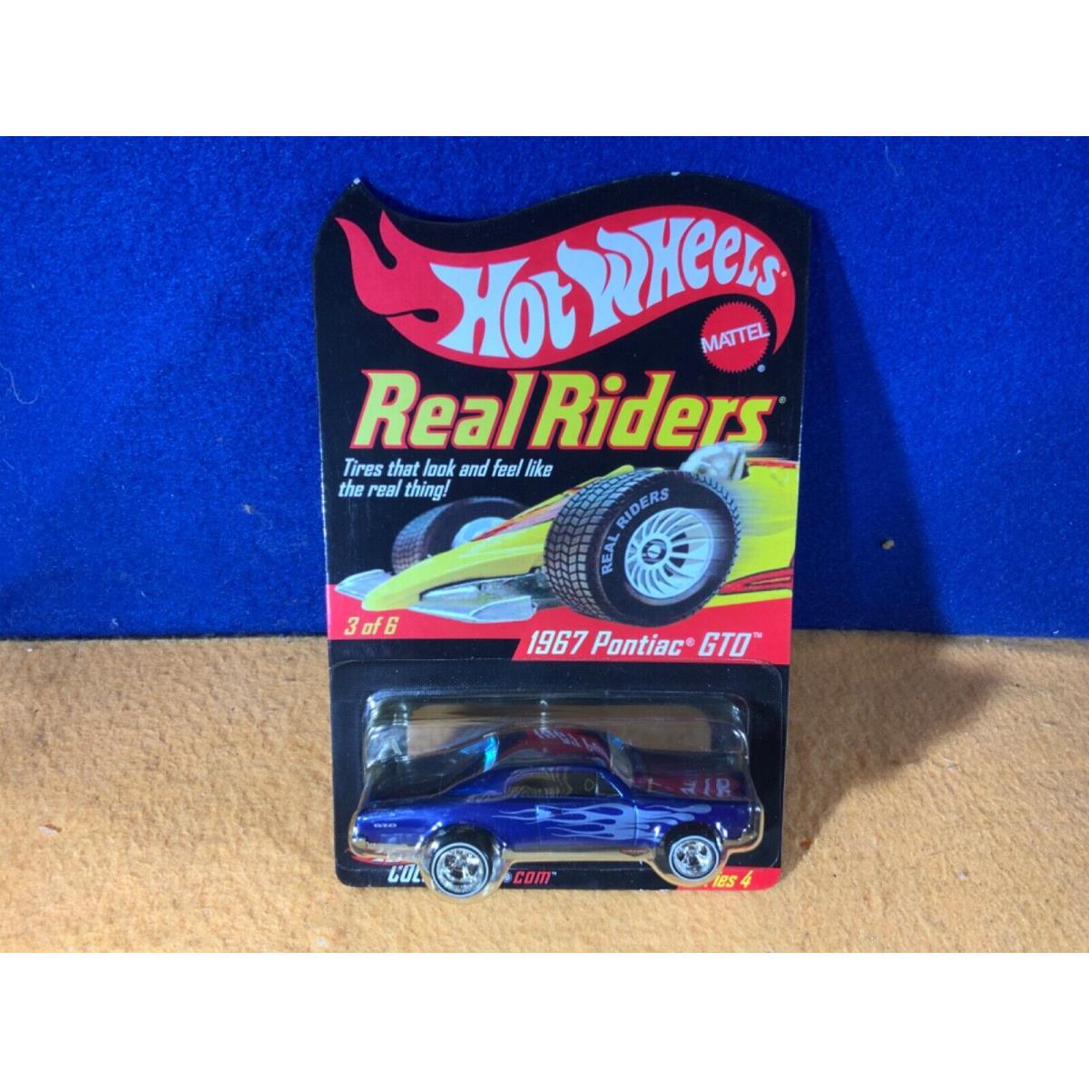 L9-31 Hot Wheels Real Riders - 1967 Pontiac Gto - 2004 - 4012 of 1100