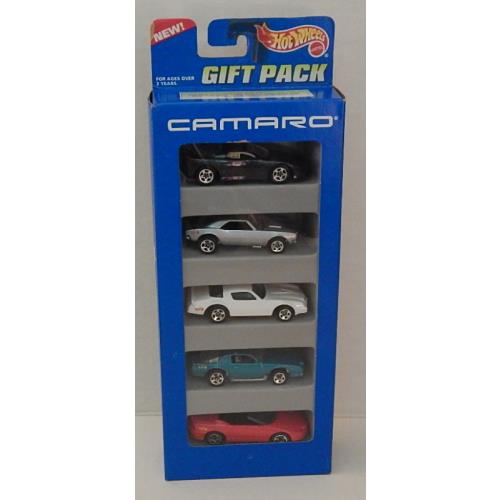 Hot Wheels Camaro 5-Car Gift Pack 1967 1980 1993 Z-28 Convertible