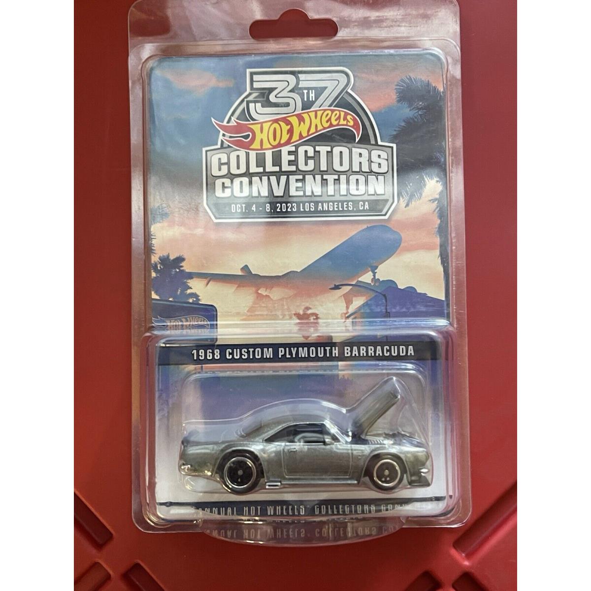 2023 Hot Wheels LA Convention Dinner Car /4000 1968 Custom Plymouth Barracuda