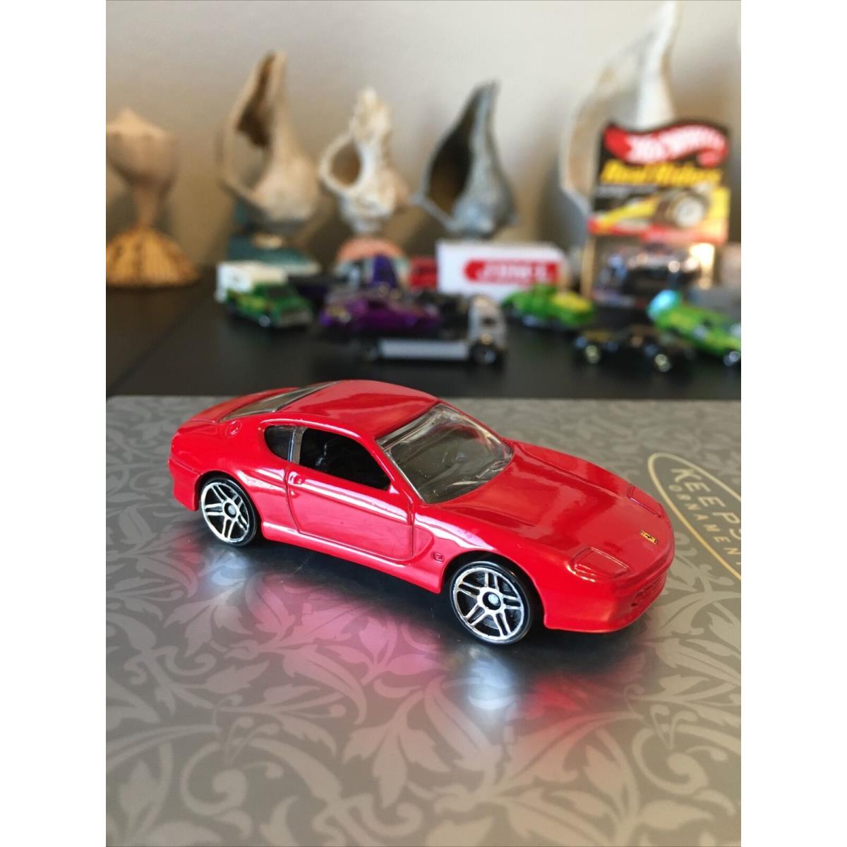 Hot Wheels 1999 First Editions Ferrari 456M - Red - w/ Logo Wow