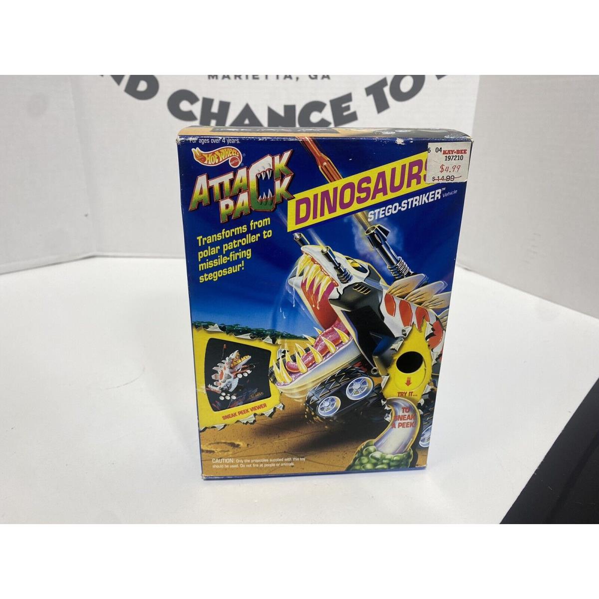 Hot Wheels Stego Striker Attack Pack Series 1993 Mib