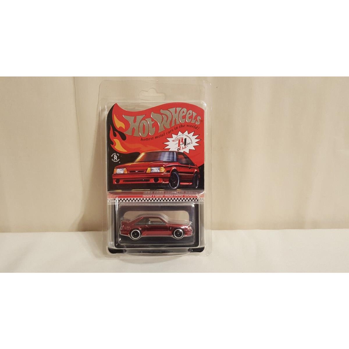 Hot Wheels 2021 Rlc Red 1993 Ford Mustang Cobra R W/protecto