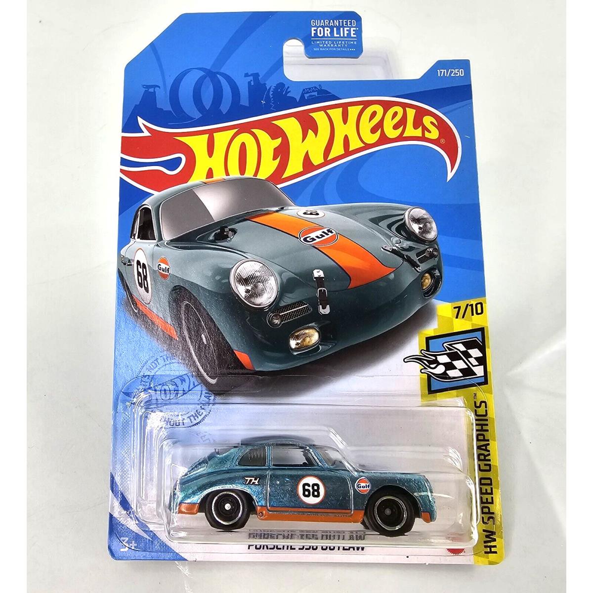 Hot Wheels Super Treasure Hunt Porsche 356 Outlaw Gulf HW Speed Graphics