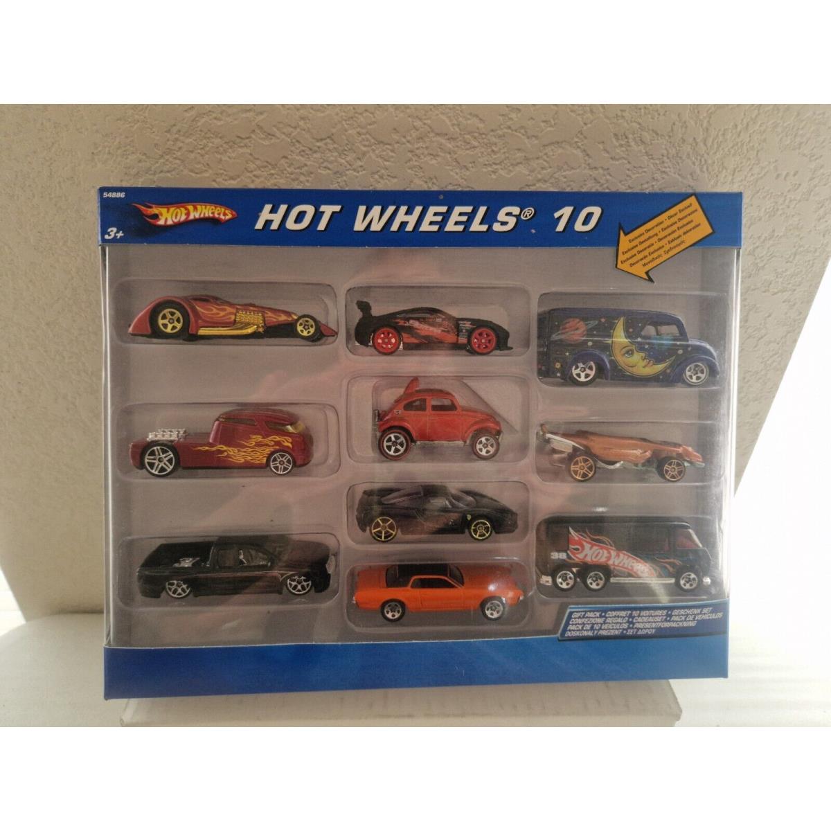 2006 Hot Wheels 10 Pack Gift Set with Luna Lu Dairy Delivery D5