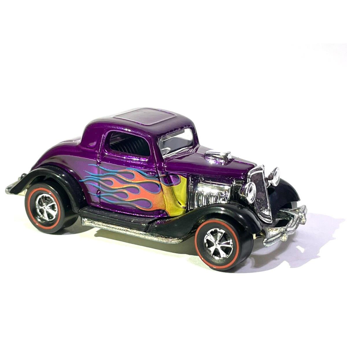 Hot Wheels Classics Series 2 18 3-window `34 Purple Custom Made Redline