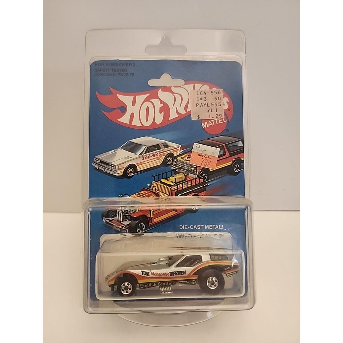 Hot Wheels Vetty Funny No. 2508. 1981. Silver W/protector