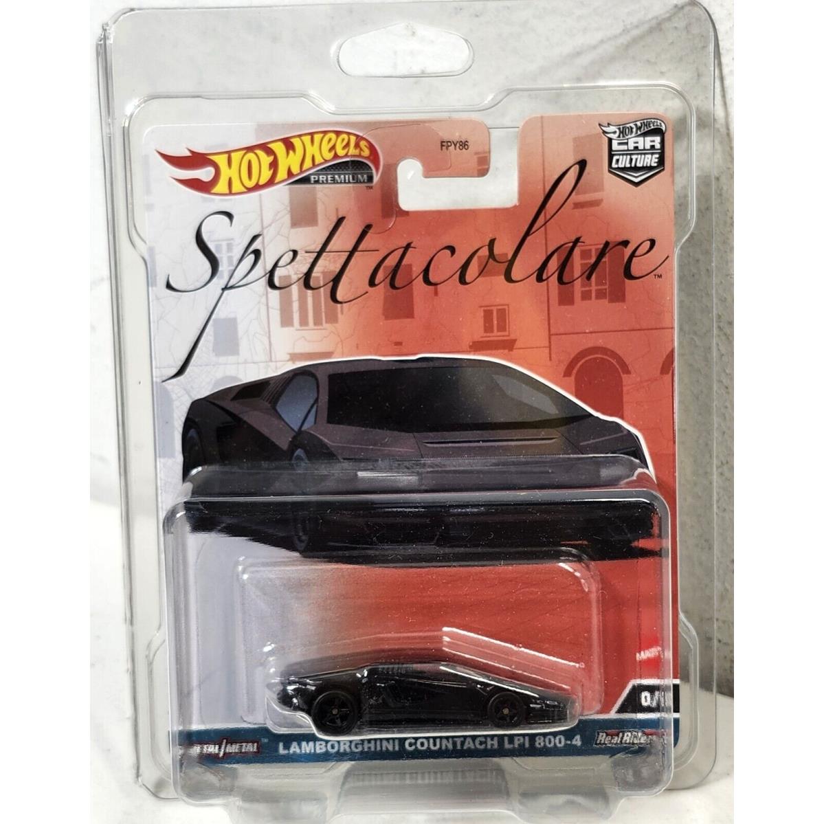 Hot Wheels Car Culture Lamborghini Countach LPI800-4 Spettacolare Chase