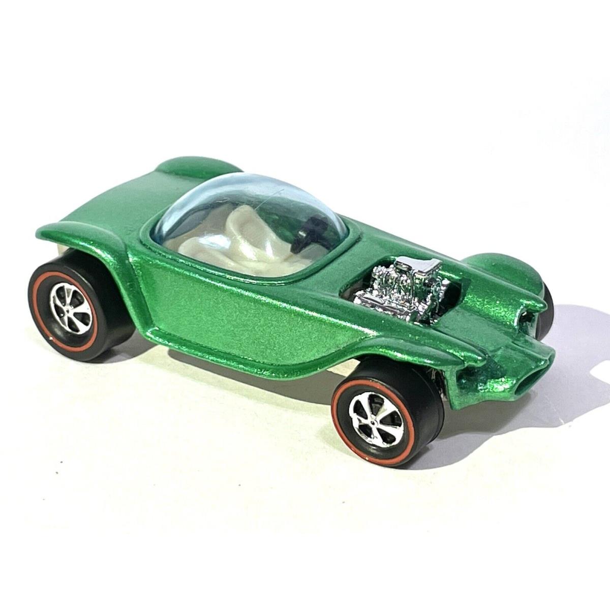 Custom Made - 1993 Hot Wheels Beatnik Bandit Redline - Metallic Green