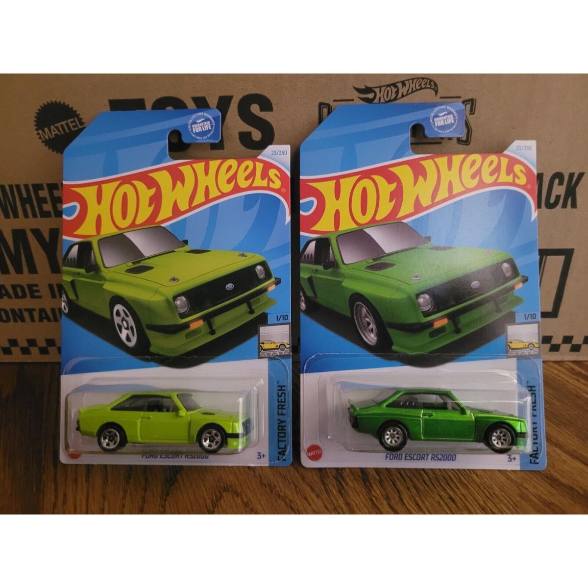 2024 Hot Wheels Super Treasure Hunt Ford Escort RS2000 Mainline Ford Escort