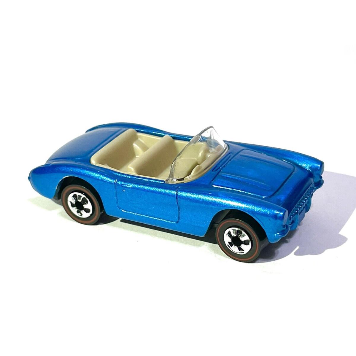 Custom Made Hot Wheels 1956 Corvette 1:64 Metallic Blue Redline