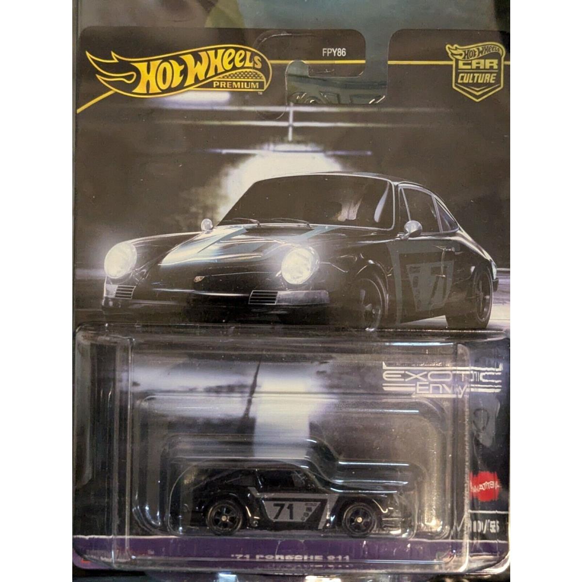 1971 Porsche 911 Hot Wheels 0/5 Exotic Envy Shipped In Protecto