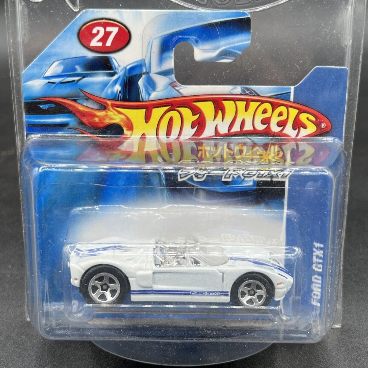 2007 Hot Wheels White Ford GTX1 Short Japanese Card Japan