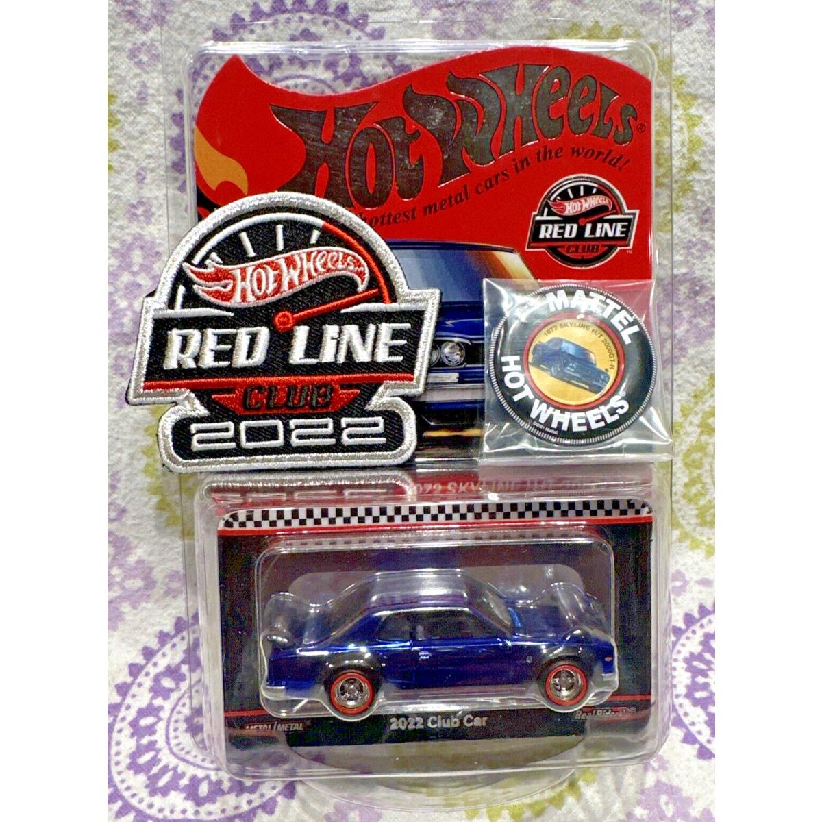 Hot Wheels Rlc 72 Nissan Skyline H/t 2000 Gt-r Blue Club Exclusive with Patches