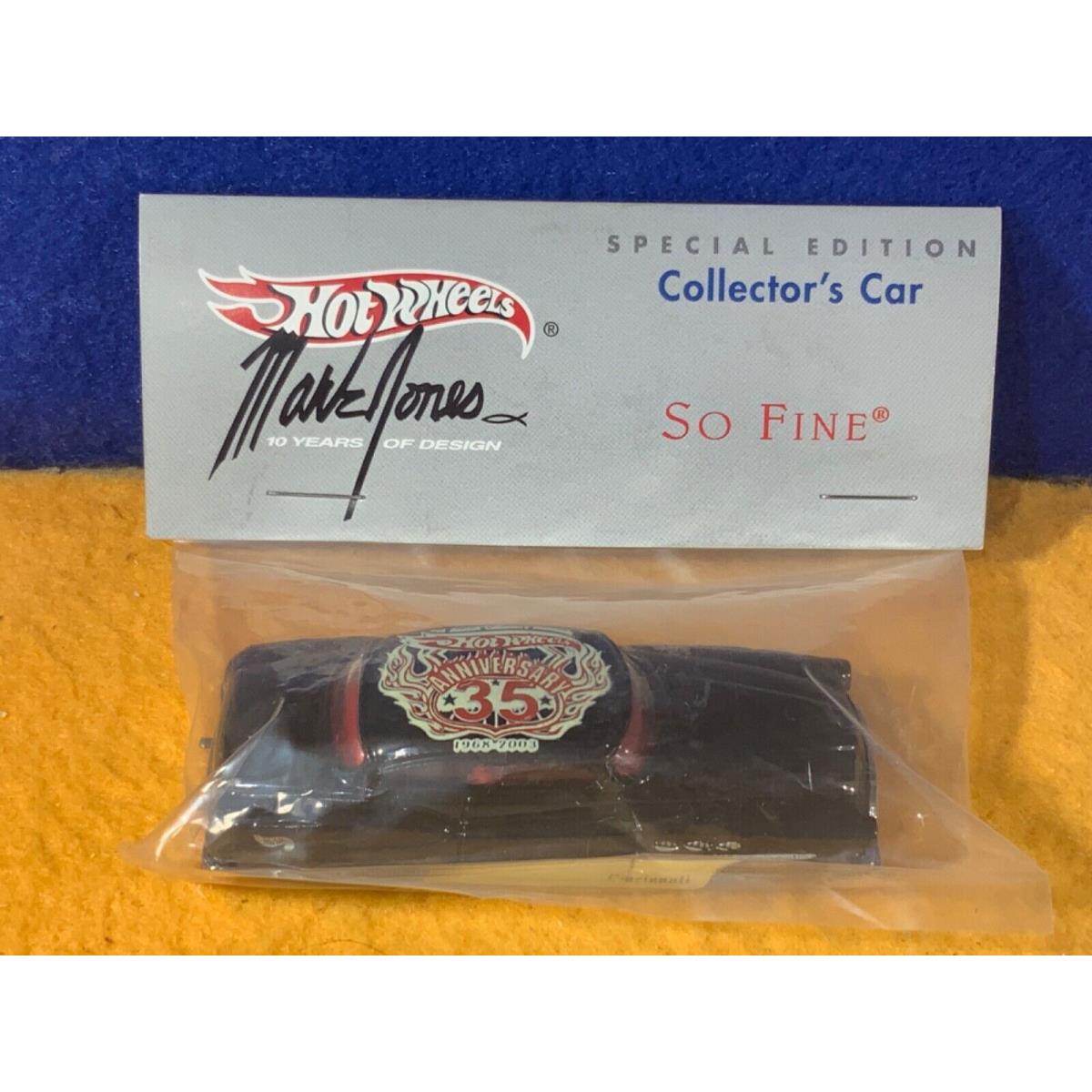 Q9-28 Hot Wheels 3rd Collectors Nationals - SO Fine - 2003 - Mark Jones 10 Years