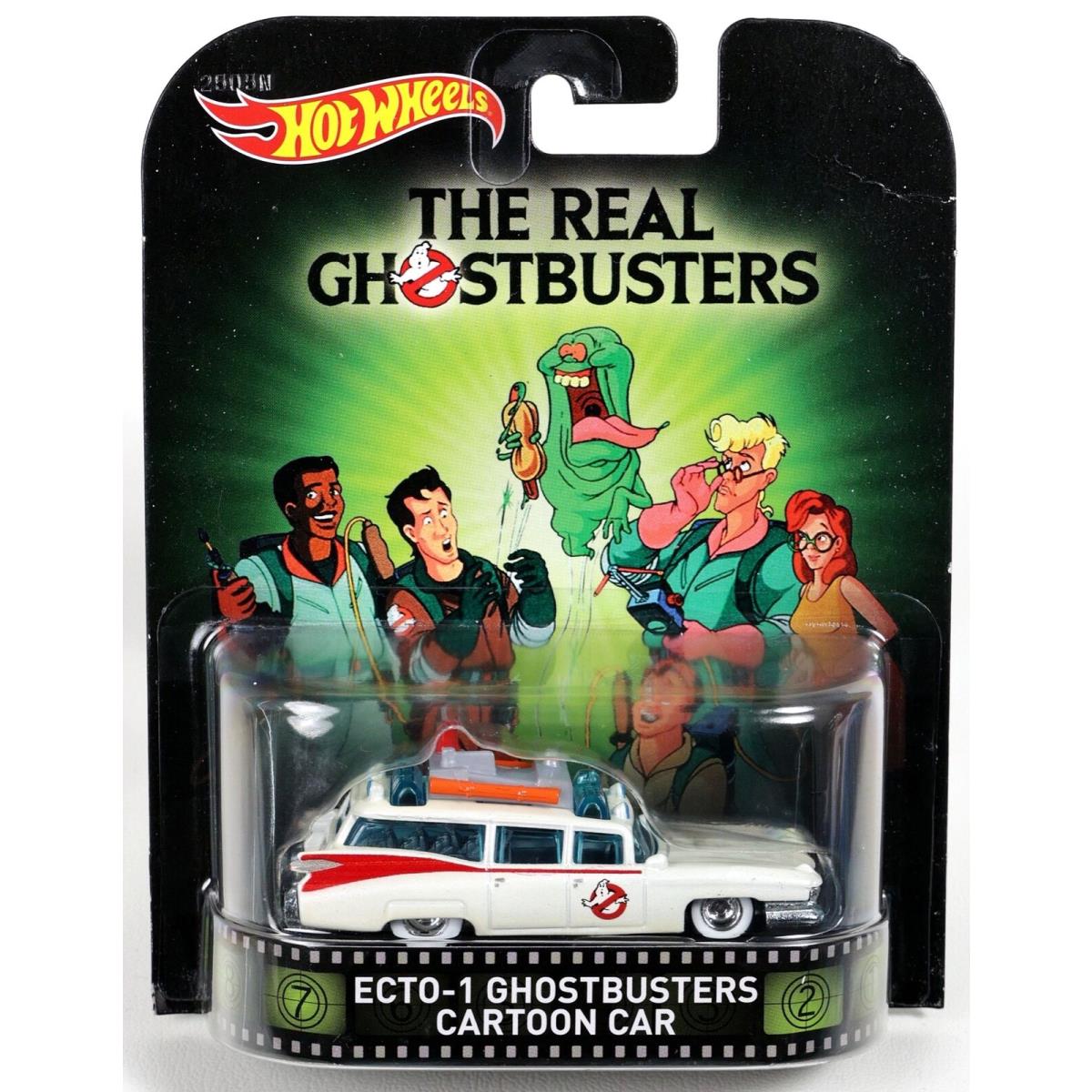 Hot Wheels Ghostbusters Ecto-1 Cartoon Car Retro Entertainment CFR31 Nrfp 1:64