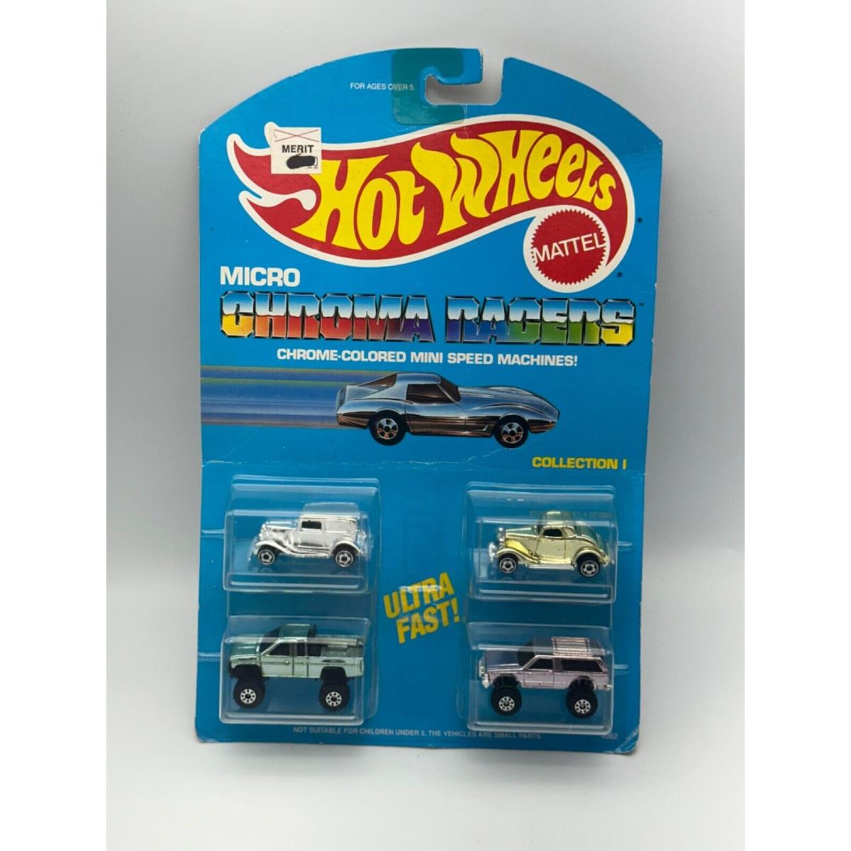 Hot Wheels Micro Chroma Racers Collection I in Pack