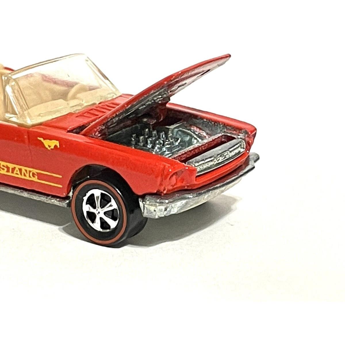 1983 Hot Wheels 65 Mustang Convertible Red - Custom - Vhtf Redline