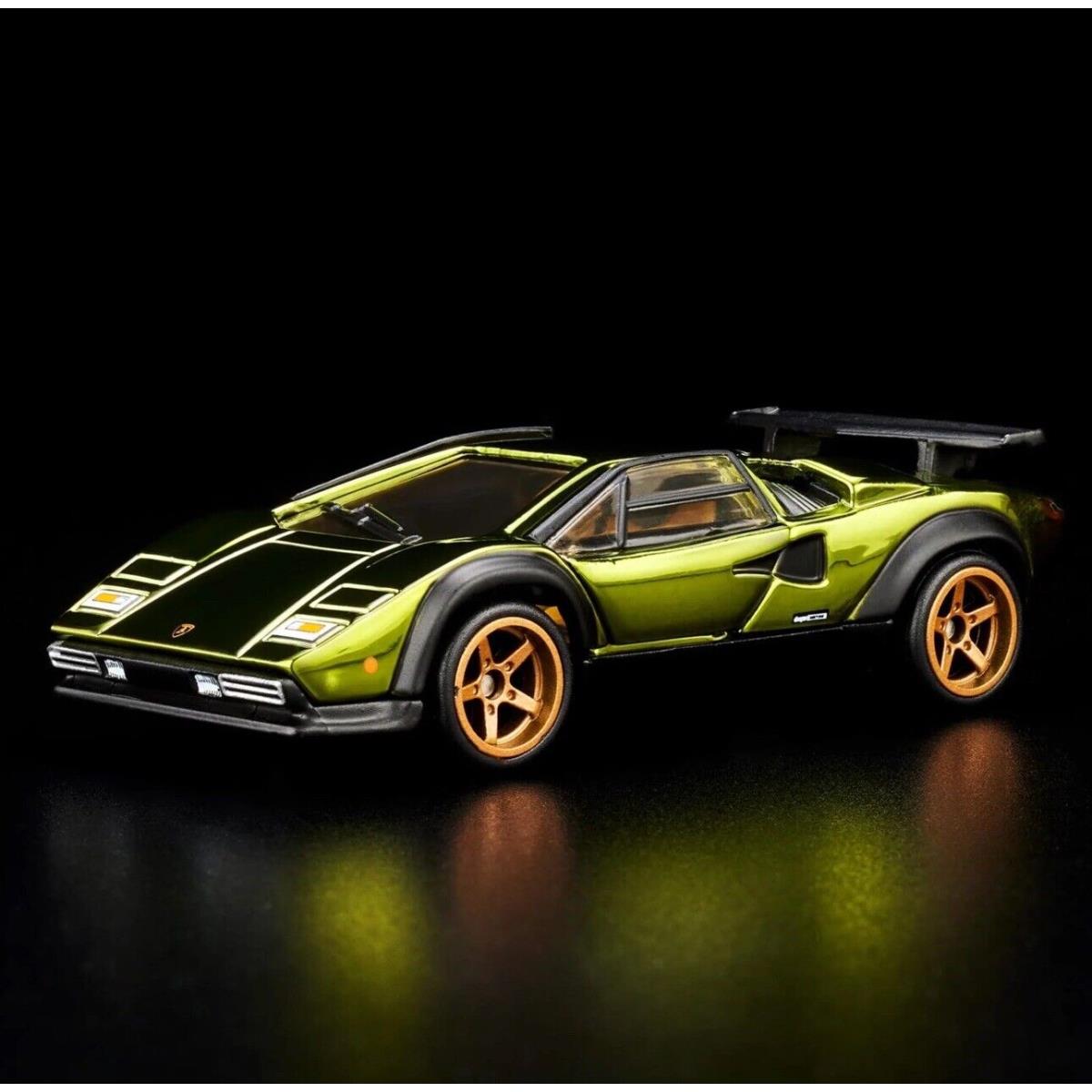 Hot Wheels Red Line Club `82 Lamborghini Countach LP 500 S Rlc Exclusive Green