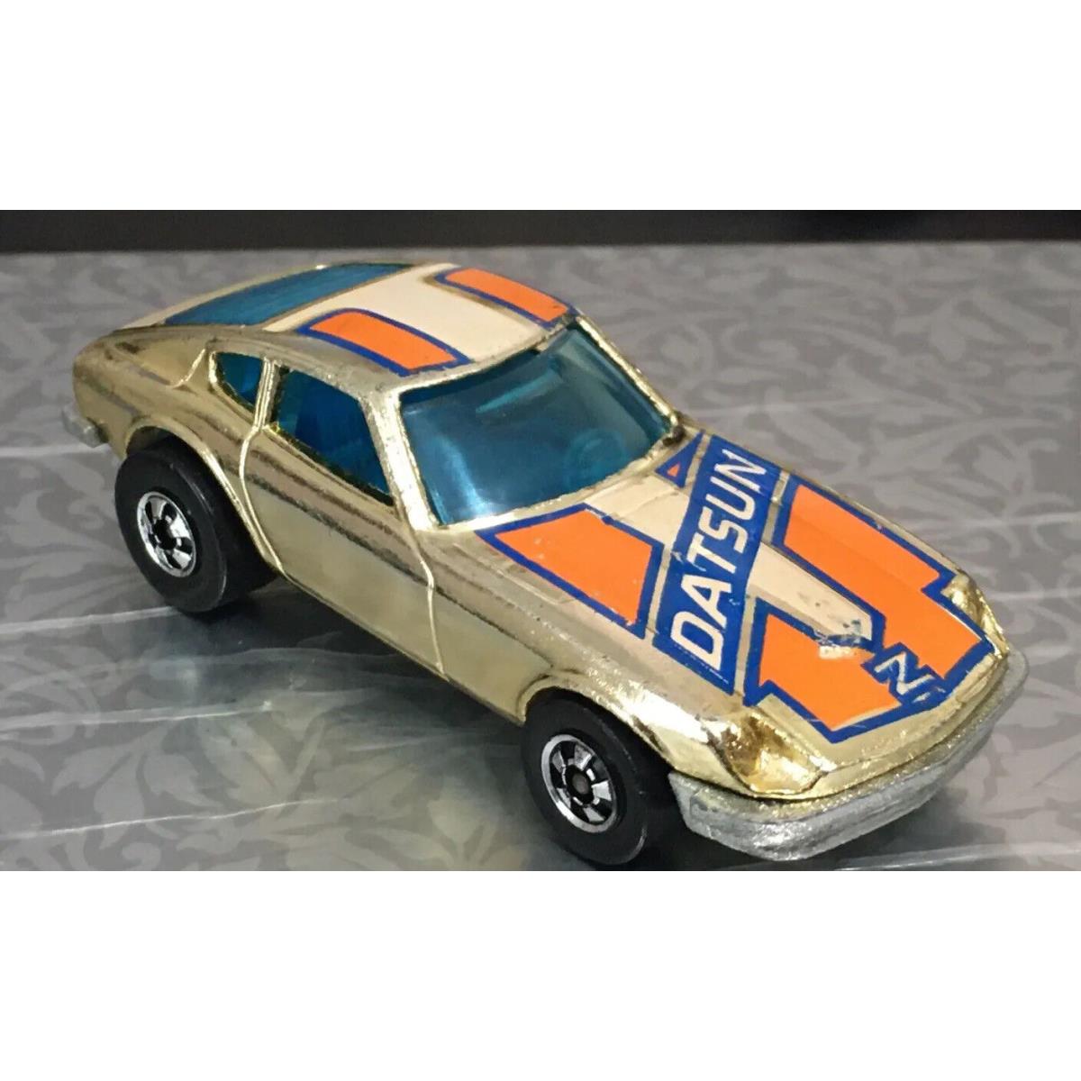 1976 Hot Wheels Error Tampo Datsun Z Whiz Golden Machines. Fairlady Z - 240z