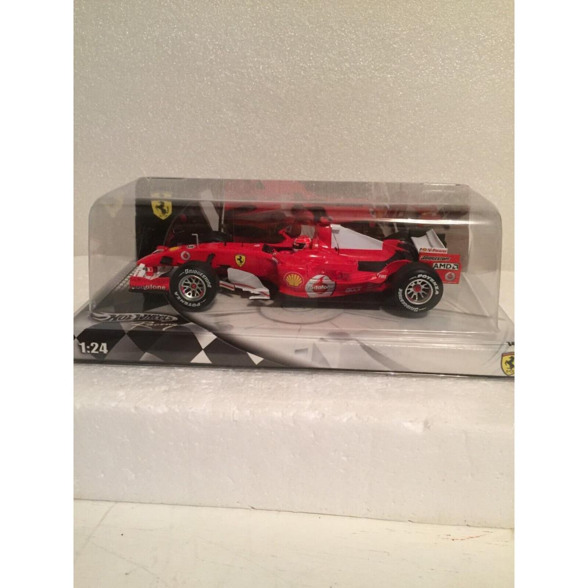 Diecast Car Hot Wheels Racing Ferrari 5 1:24 2006