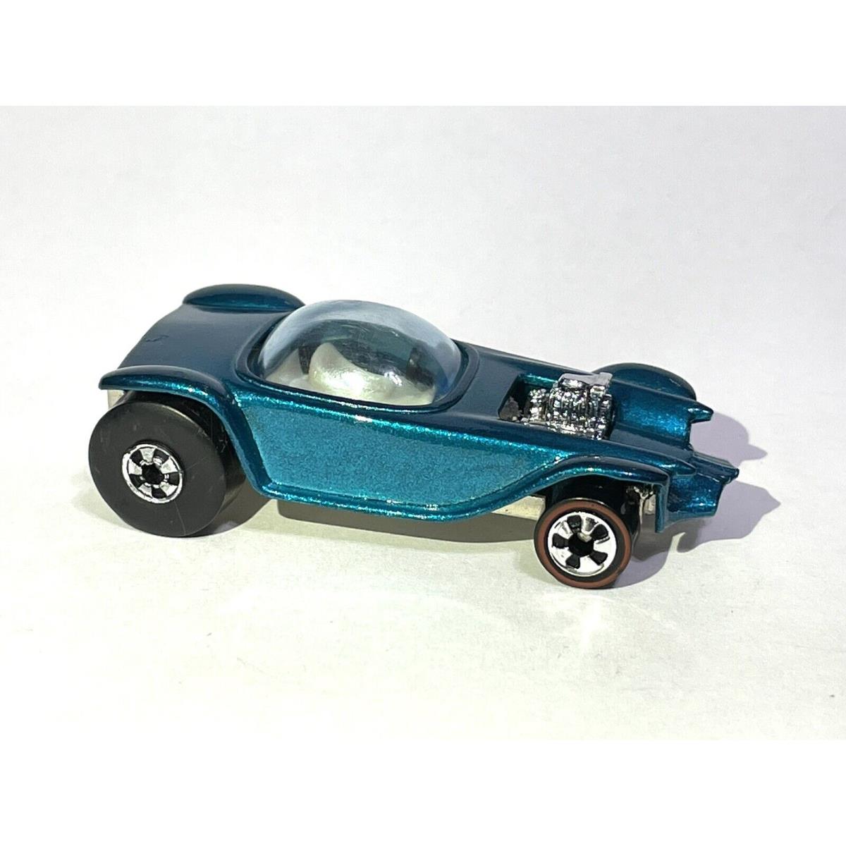 Custom Made - 1993 Hot Wheels Aqua Beatnik Bandit Minty Fat Rear Tires