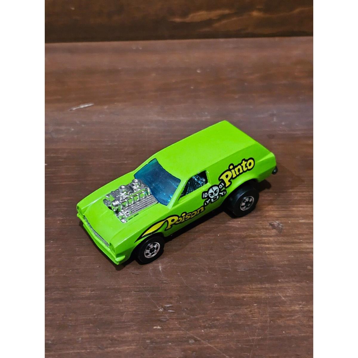 Hot Wheels Blackwall 1977 Poison Pinto Green Ford Van Hong Kong Casting