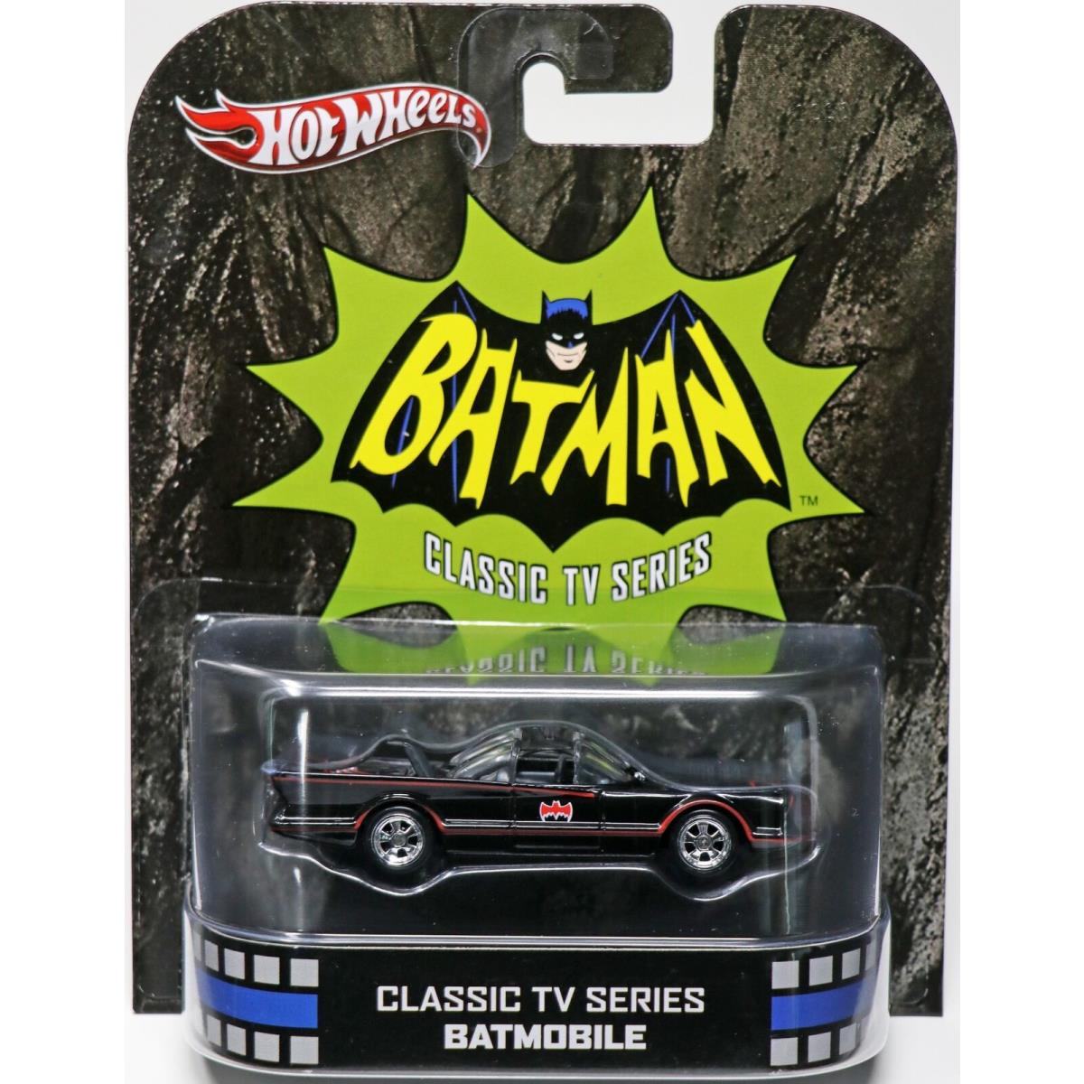 Hot Wheels Batman Classic TV Series Batmobile X8906 in Pack 2012 Black 1:64