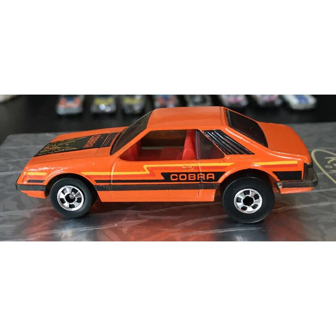 Vintage 1979 Hot Wheels Turbo Mustang Cobra Rare Orange