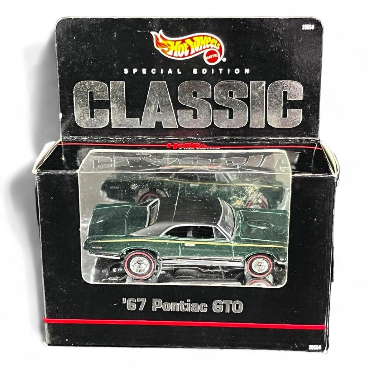 `67 Pontiac Gto 1998 Hot Wheels Special Edition Classic Hills Exclusive