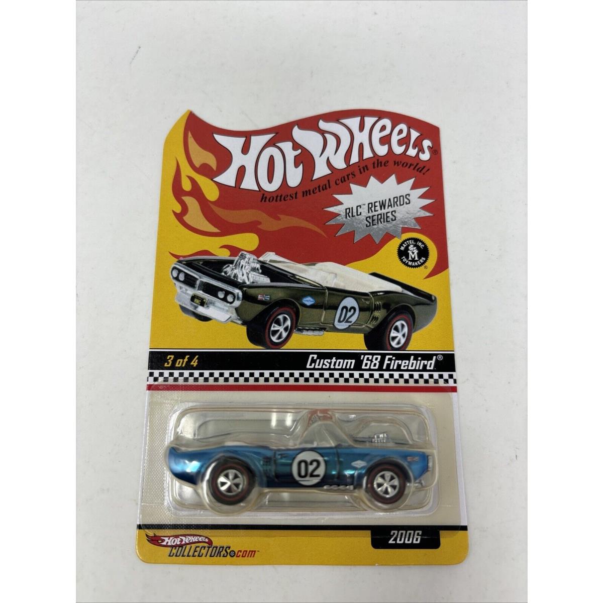 2006 Hot Wheels Rlc Rewards Series Custom `68 Firebird 1983/3000