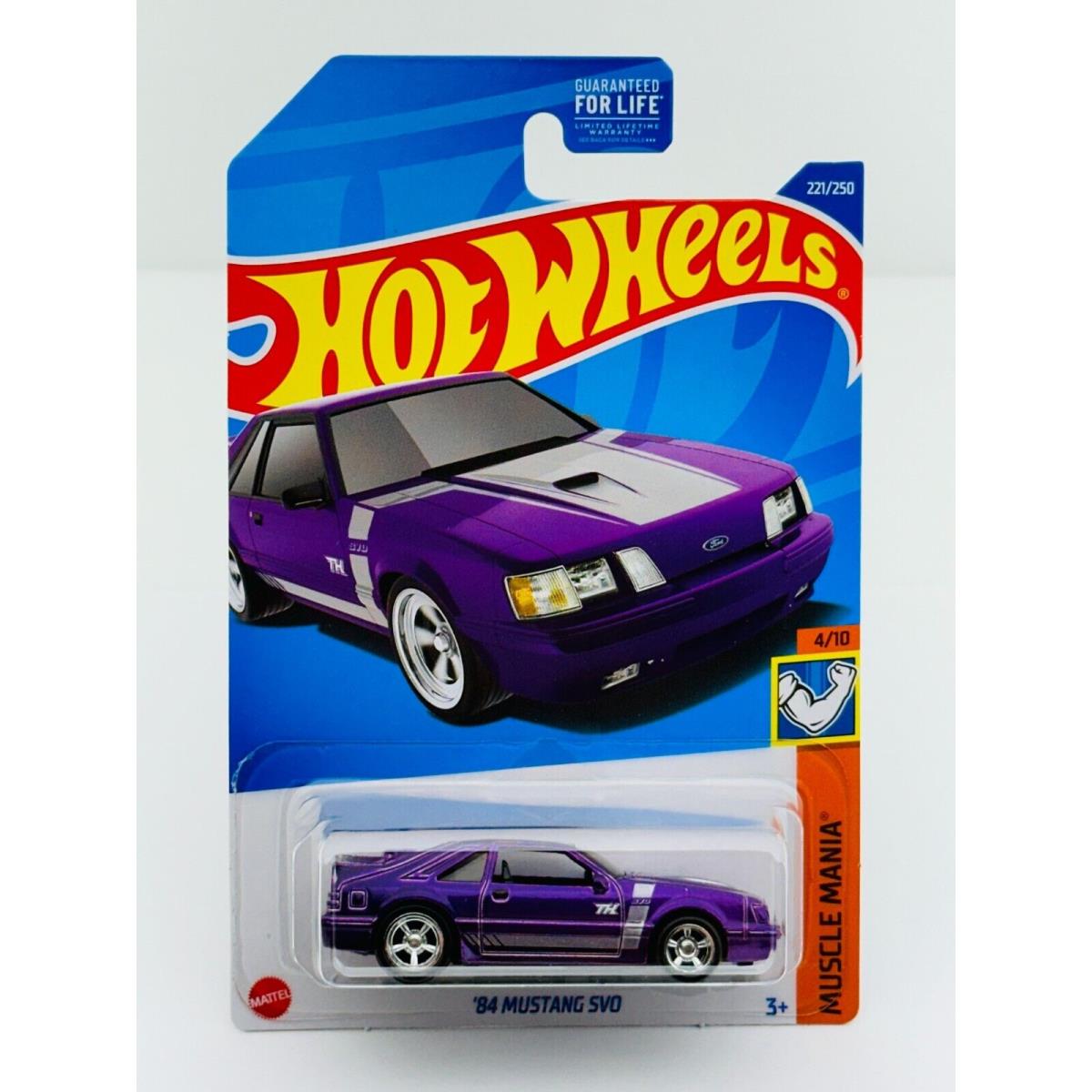 Hot Wheels 2022 Super Treasure Hunt `84 Mustang Svo Purple