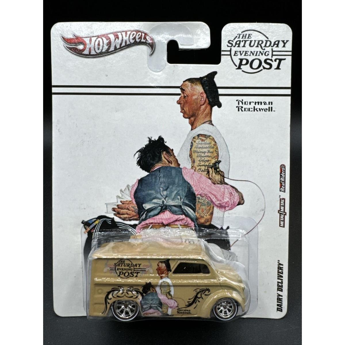 2012 Hot Wheels The Saturday Evening Post Norman Rockwell Tan Dairy Delivery